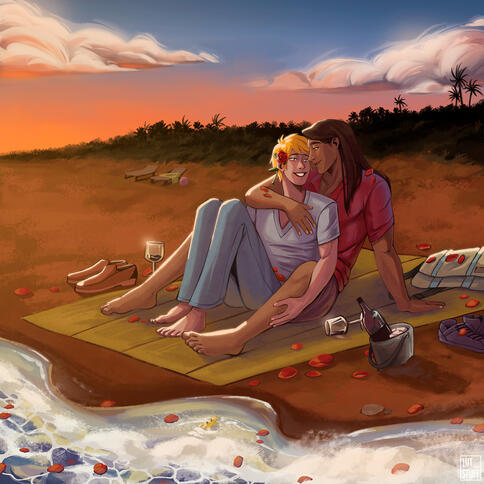 Valentines Day Commission for DyronLoa